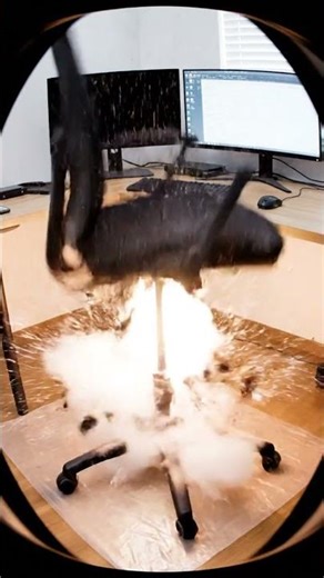 Office Chair HYDRAULIC EXPLOSION! ⚠️💥