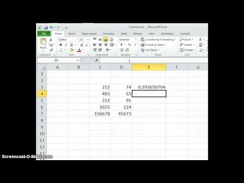Excel: Calculate Percentage