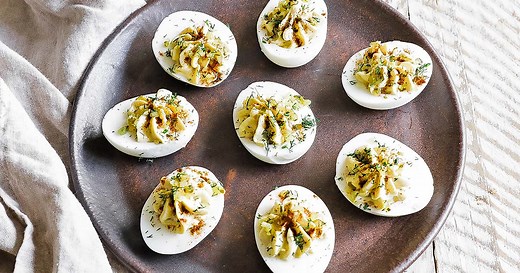 Southern Deviled Eggs Recipe with Relish