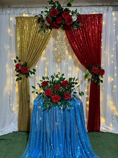 Sequence glittered fabric | Crafty Max