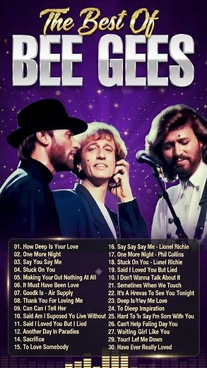 Bee Gees Greatest Hits Playlist Bee Gees Best Songs Of All Time
