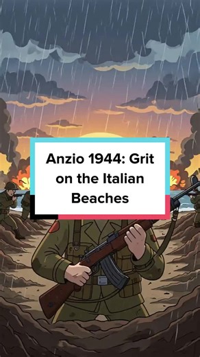 The Battle of Anzio: an audacious Allied landing, fierce German resistance, and a turning point in Italy. Discover the grit and chaos of this WWII clash. #WWII #History #Anzio #Italy #WarStories #Military