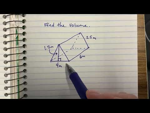 Find the Volume of the Triangular Prism