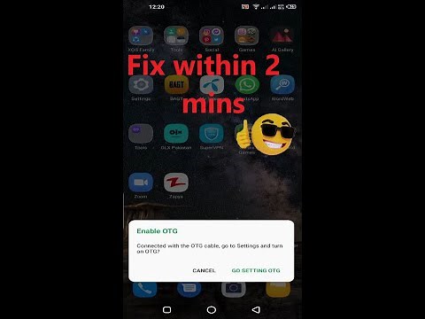 [OTG] How to fix OTG problem | Connected to other devices successfully problem
