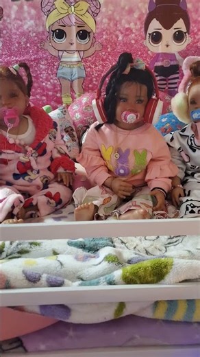 Girls night #fun #shorts #reborns #sibling #girls