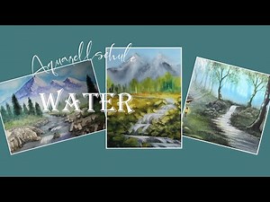 Wie male ich WASSER in Aquarell - 3 Tricks für Anfänger!