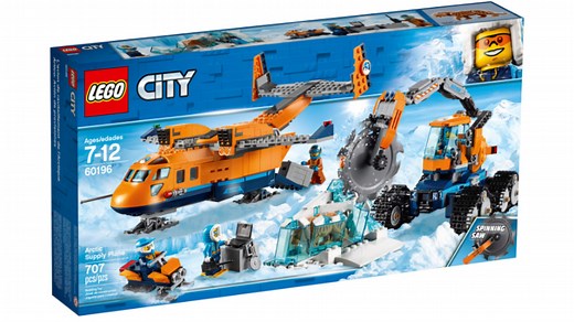 LEGO 60196 Polar resupply machine 【乐高城市】2018极地探险供应飞机广告