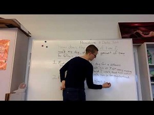 Experiment and Data table