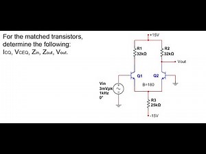 Differential Amplifier | BJT Circuit Analysis 03
