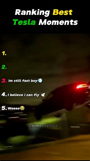 Ranking the CRAZIEST Tesla Moments! (Wait for #1) 😱 #shorts