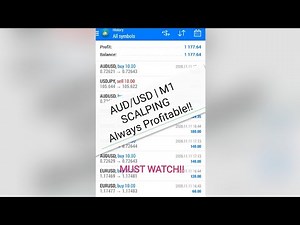 How to Trade AUD/USD | Best M1 Forex SCALPING Strategy Ever!!
