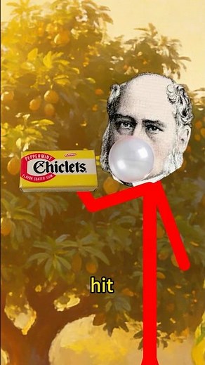 The Invention Of Chewing Gum 🍬#facts #shorts