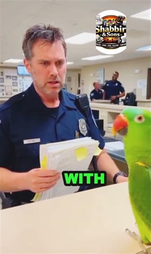 Parrot vs Police Officer 🦜👮‍♂️ | Funniest Argument Ever 😂 | Wait For End”#trending#youtubeshorts