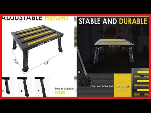 The Most Reliable Folding Step Stool for Safe RV Access and More