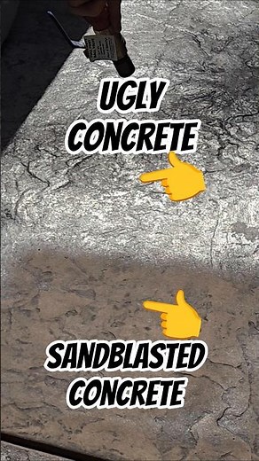 Sandblasting is so SATISFYING!