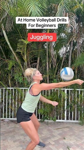 At Home Passing Volleyball Drills for Beginners
