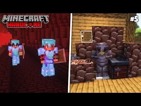 On EXPLORE le NETHER et on trouve un max de NETHERITE ! -Survie Ultra Hardcore avec ‪@Laylo‬ #5-