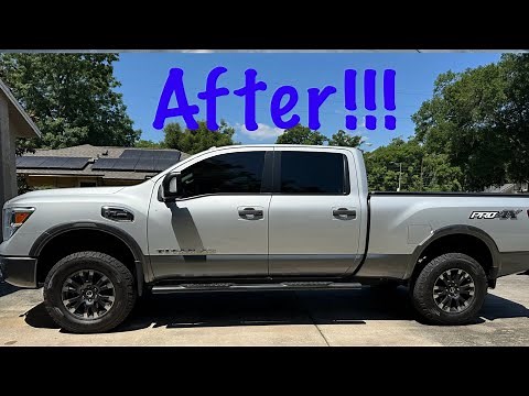Nissan Titan XD Pro Comp 2” Level Kit Install easy DIY anyone can do.