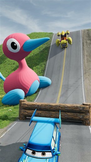 All Monster Vs Logtrap Crash#roblox #beamngdrive