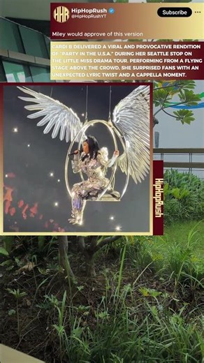 Cardi B Sparks Hip Hop News With Viral Party in the U S A Performance