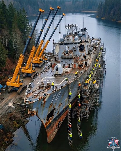 9,200 Tons of Steel, 155.3 Meters of Resolve. 🇺🇸⚓️ USS Hopper (DDG-70), an Arleigh Burke-class destroyer built for high-tempo modern warfare. A three-stage cinematic time-lapse capturing the scale, pressure, and human effort behind one of the U.S. Navy’s most advanced surface combatants. From steel decks to open sea—this is power in motion. #USSHopper #DDG70 #ArleighBurkeClass #USNavyDestroyer #ModernNavalPower | Naval Legends