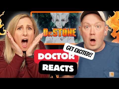 Doctor Reacts To DR. STONE 1x1: Get Excited!!! #anime #doctorreacts