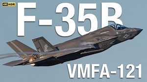 【战机鉴赏】4K原声 | F-35战斗机空中飞行训练