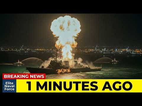 Iran Rushed Straight Into a US Carrier Escort at Full Speed — 12 Minutes Later the Sea Turned Into..