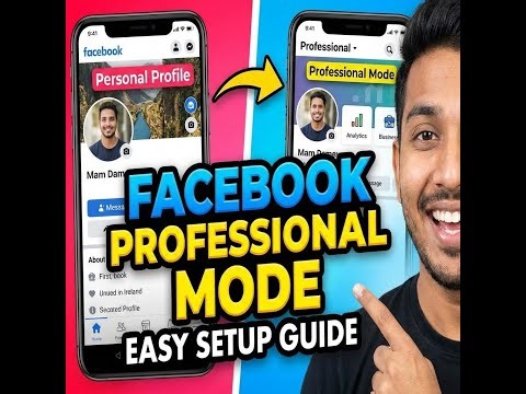 Tutorial How to Set Facebook Profile to Professional Mode