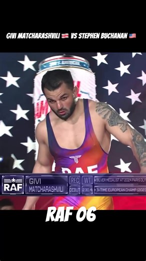 Givi Matcharashvili vs Stephen Buchanan Olympic silver medalist vs 4x NCAA Champion Crazy match RAF 06 #kavkaz #🇬🇪 #sakartvelo🇬🇪 #grecoromanwrestling #борьба