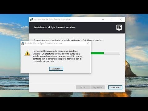 Como solucionar todos los errores de instalacion de EpicGames Launcher (Fortnite)