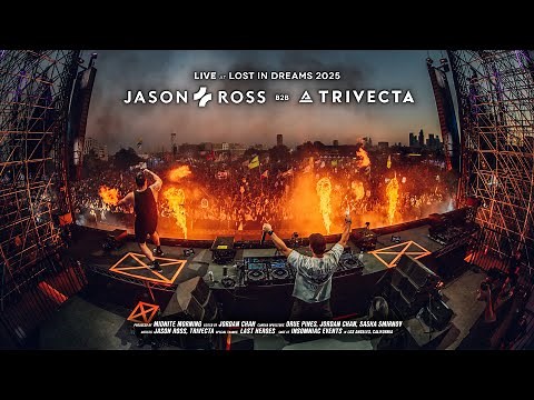 JASON ROSS B2B TRIVECTA LIVE @ LOST IN DREAMS 2025 (FULL SET) 4K