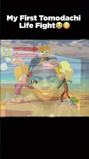 MY FIRST TOMODACHI LIFE FIGHT…😭 #tomodachilife #tomodachigame