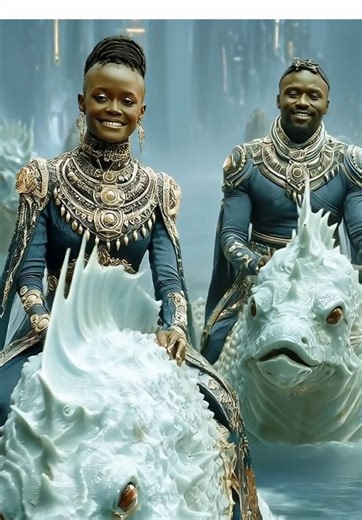 N’Gami welcomes us. Here, the water is kind and patient. Life moves gently, carried by tides that recognize us. The seahorses swim close, unafraid, as if they have always known our names. We are held, not tested. We are seen, not measured. In N’Gami, we belong. All worlds welcome us. ⸻ #afrofuturism #NGami #WaterWorld #AtlasStudioHQ #AtlasHQ@Lanesbo @Awareness