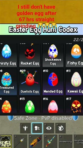 Showing my easter eggs collection in blox fruits Roblox #roblox #bloxfurit #bloxfruits #giveawayyy
