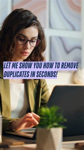 How to Remove Duplicates in Excel 🔥 #ExcelTips #ExcelShorts