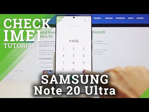 How to Locate IMEI & Serial Number in SAMSUNG Galaxy Note 20 Ultra – IMEI Check