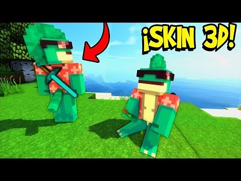 ¡COMO TENER TU SKIN 3D EN MINECRAFT!