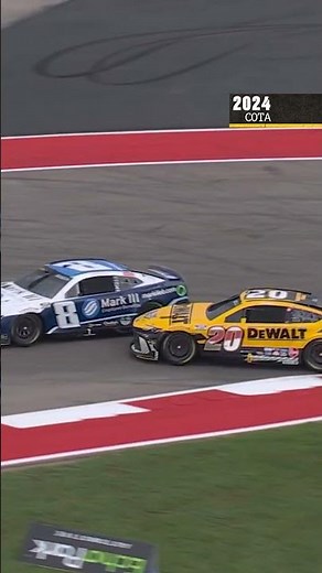 Kyle Busch was not happy with Christopher Bell last year at COTA 😡 #NASCAR #Throwback #kylebusch