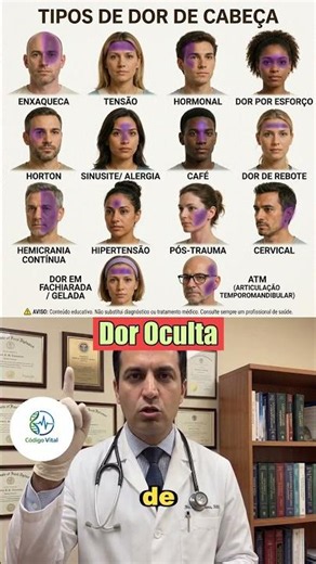 Tipos de Dor de Cabeça: O Que Poucos Percebem Sobre Cada Uma 🧠