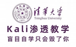 【全600集】清华大佬终于把kali做成了通俗易懂，2023最新版，从基础到人工智能!拿走不谢，学不会我退出IT界