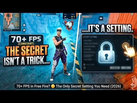 I Found the HIDDEN 70+ FPS Trick in Free Fire |FF MAX! | 😱 (No Root)