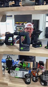 147K views · 2.1K reactions | The Dusty Lumber Co. grabbed the Festool CXS 18 and a bit from the Festool bit kit to mount all the Bott perfo panels on the back of the Festool tool bench so he can start playing Tetris and organizing all the accessories and attachments! 落 | Festool | Facebook