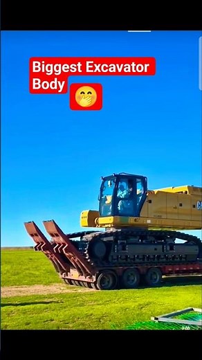 How a Giant Excavator Body is Unloaded | Massive Heavy Equipment Transport & Ramp Unloading