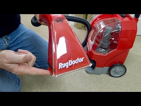 Rug Doctor Portable Spot Cleaner Unboxing & Demonstration