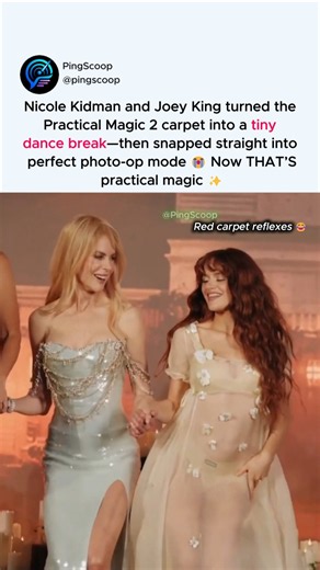 Nicole Kidman & Joey King’s Practical Magic 2 Red Carpet Moment Lives Up to the Name ✨ #nicolekidman
