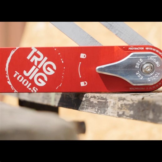 The Big 14 inch Sliding Bevel by TrigJig Tools. Fully CNC Machined with a Plumb Balanced Tongue and Locking Thumb Lever. Plus two Handy Bubble Vials, Angle Display and Writable Surface. | TrigJig USA