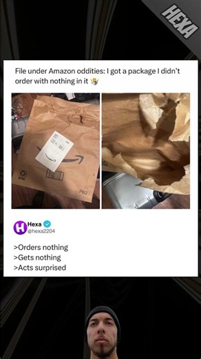 Amazon empty package👀😭#memes #funny #amazon
