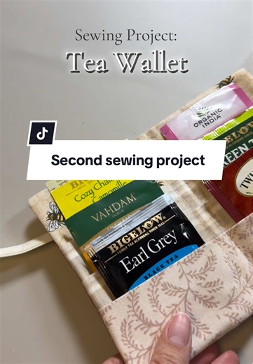 Sewing Project: Tea Wallet for a Thoughtful Gift