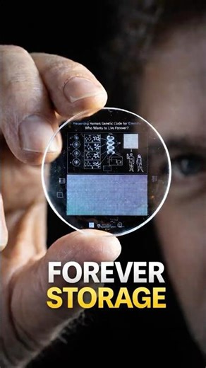 This Glass Disc Stores 360TB and Outlives Everything #technology #storage #future